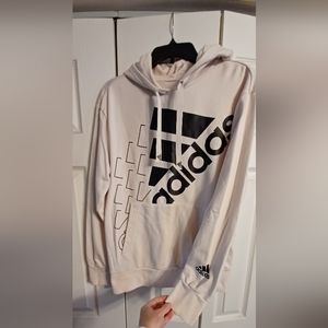 Mens Medium Adidas cream colored hoodie.